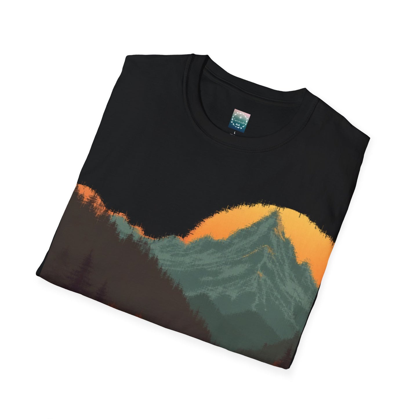 Mountain shirt, sunrise shirt, nature shirt, forest shirt, environmental gift