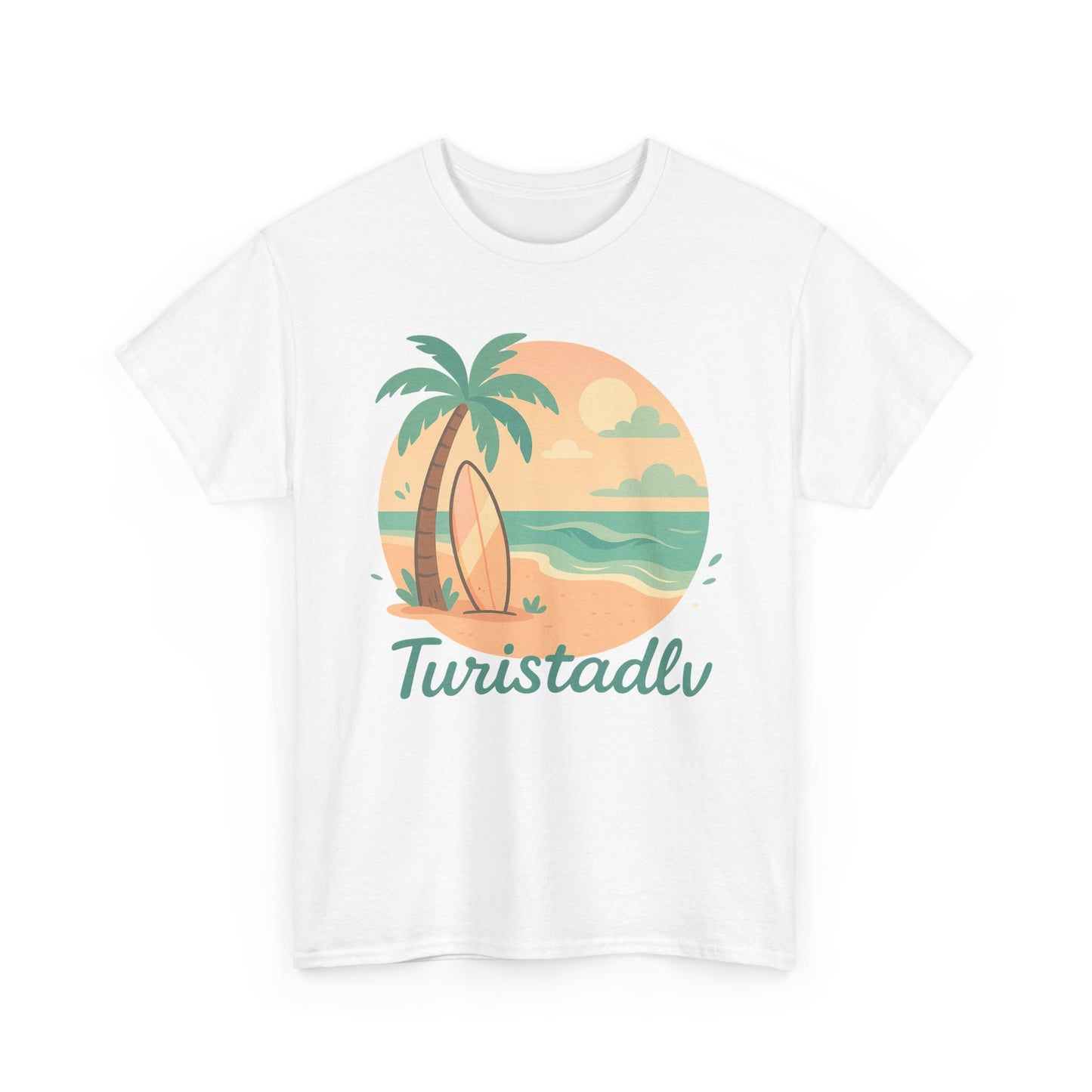 Camiseta con diseño de surf tropical, camiseta para amantes de la playa, ambiente de vacaciones, regalo para surfistas, atuendo de verano