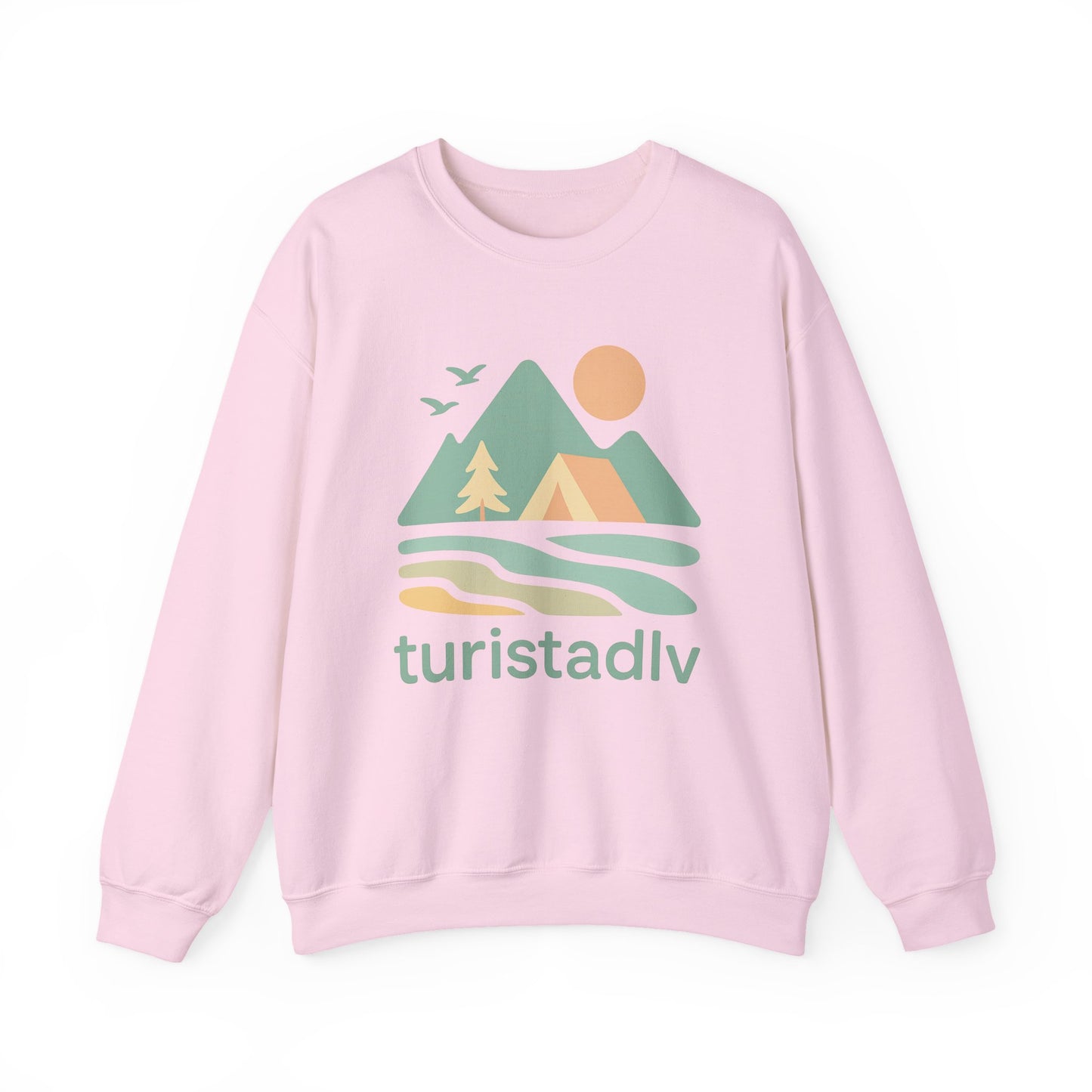 Sudadera unisex de cuello redondo inspirada en la naturaleza, Ambientes acogedores al aire libre, ropa casual, ropa de senderismo, regalo para aventureros
