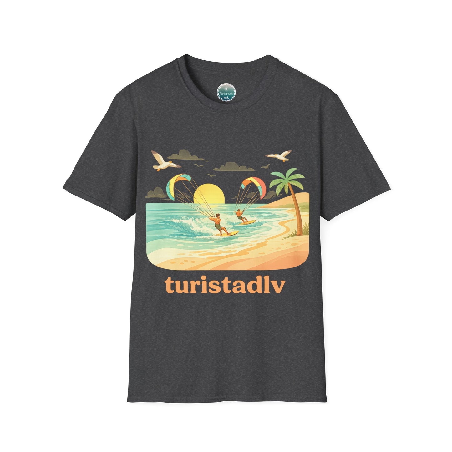 Camiseta de Kitesurf de Hombre y Mujer, Camiseta Surf Playa, Camiseta de Verano y Aventura, Regalo Surfero, Ropa Outdoor, camiseta de playa.
