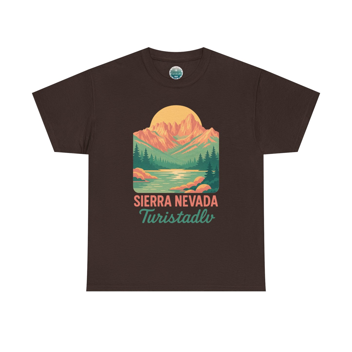 Camiseta gráfica de Sierra Nevada, regalo para amantes de la naturaleza, camisa de aventura al aire libre, ropa de montaña, ropa de viaje