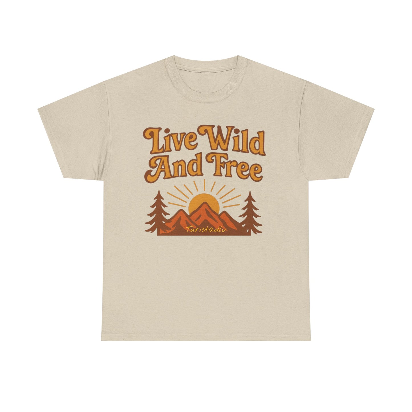 Camiseta de libre y salvaje en ambiente al aire libre, Camisa de senderismo, Camiseta de aventura, Regalo para amantes de la naturaleza.