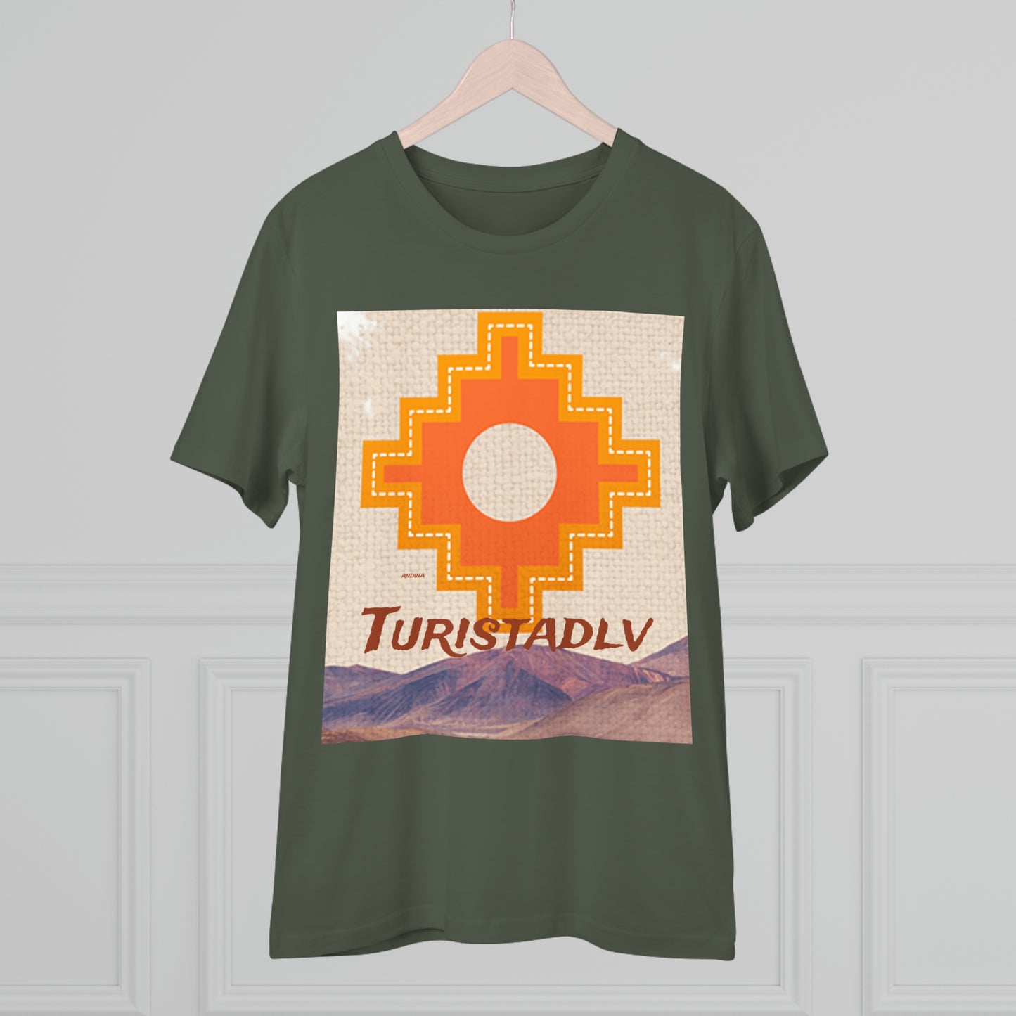 Chacana T-shirt, chacana, Andean cross T-shirt, Chakana, men's T-shirt, Chacana cross, Inca cross, women's T-shirt, traveler, Andes.