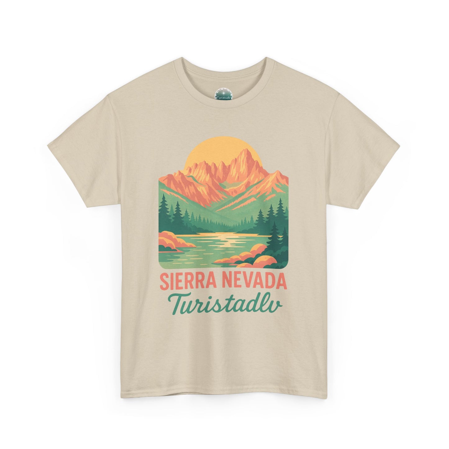 Camiseta gráfica de Sierra Nevada, regalo para amantes de la naturaleza, camisa de aventura al aire libre, ropa de montaña, ropa de viaje