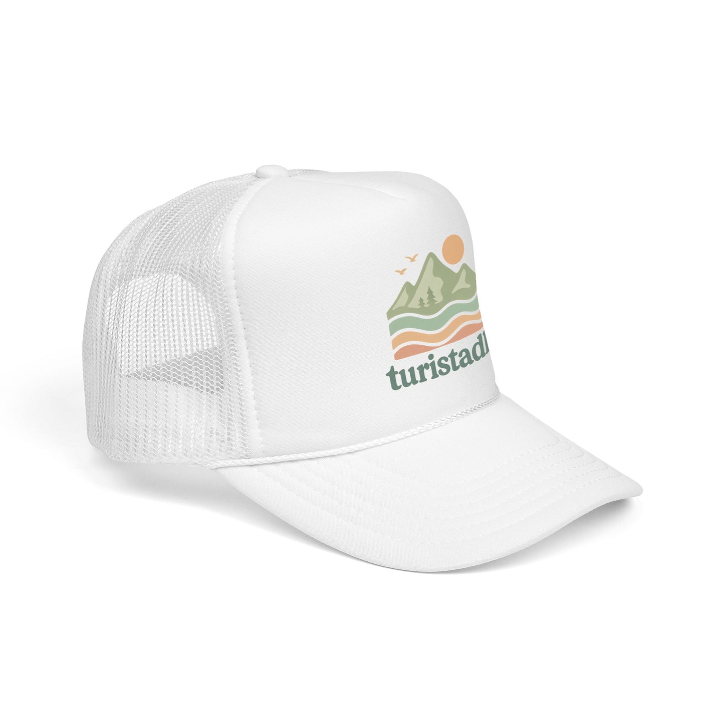 Gorra estilo retro de naturaleza, gorra de red de montaña, Logotipo de aventura al aire libre, regalo de montaña, gorra de senderismo, viaje