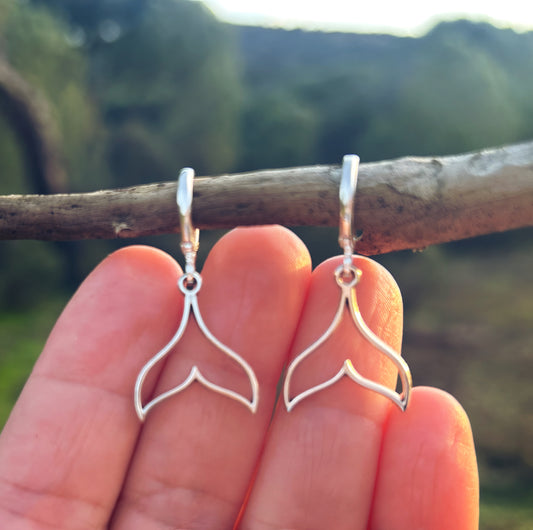 Oceanic Earrings, Mermaid Tail Earrings, Steel Earrings, Handmade Jewelry, Designer Earrings, Fashion Accessories"