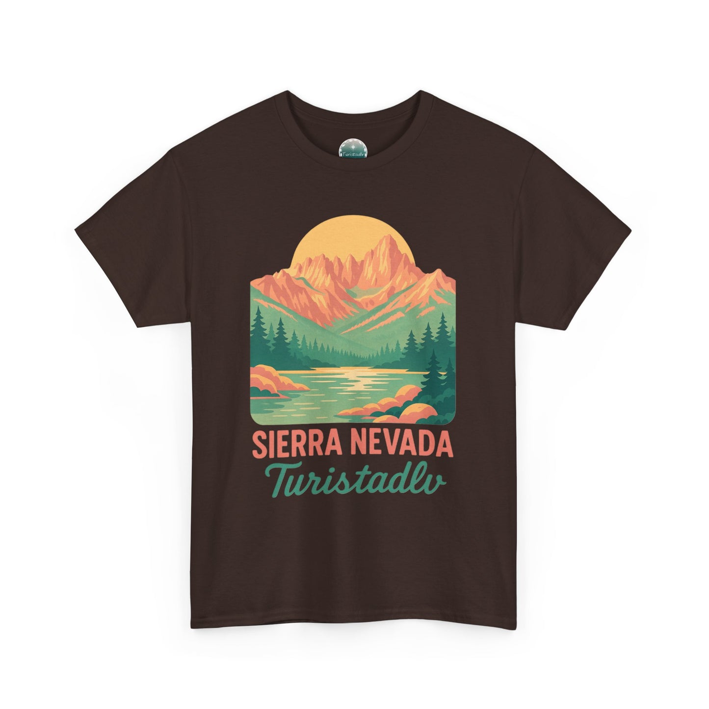 Camiseta gráfica de Sierra Nevada, regalo para amantes de la naturaleza, camisa de aventura al aire libre, ropa de montaña, ropa de viaje