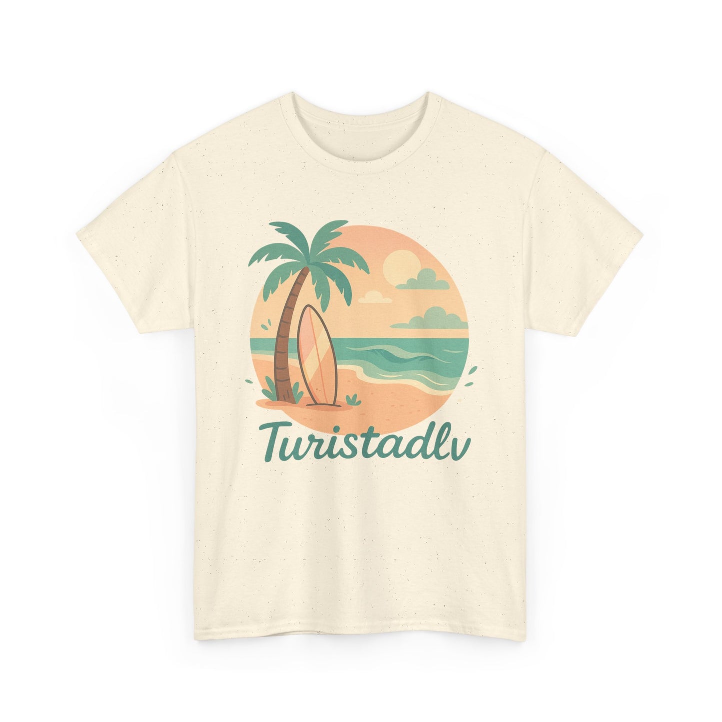 Camiseta con diseño de surf tropical, camiseta para amantes de la playa, ambiente de vacaciones, regalo para surfistas, atuendo de verano