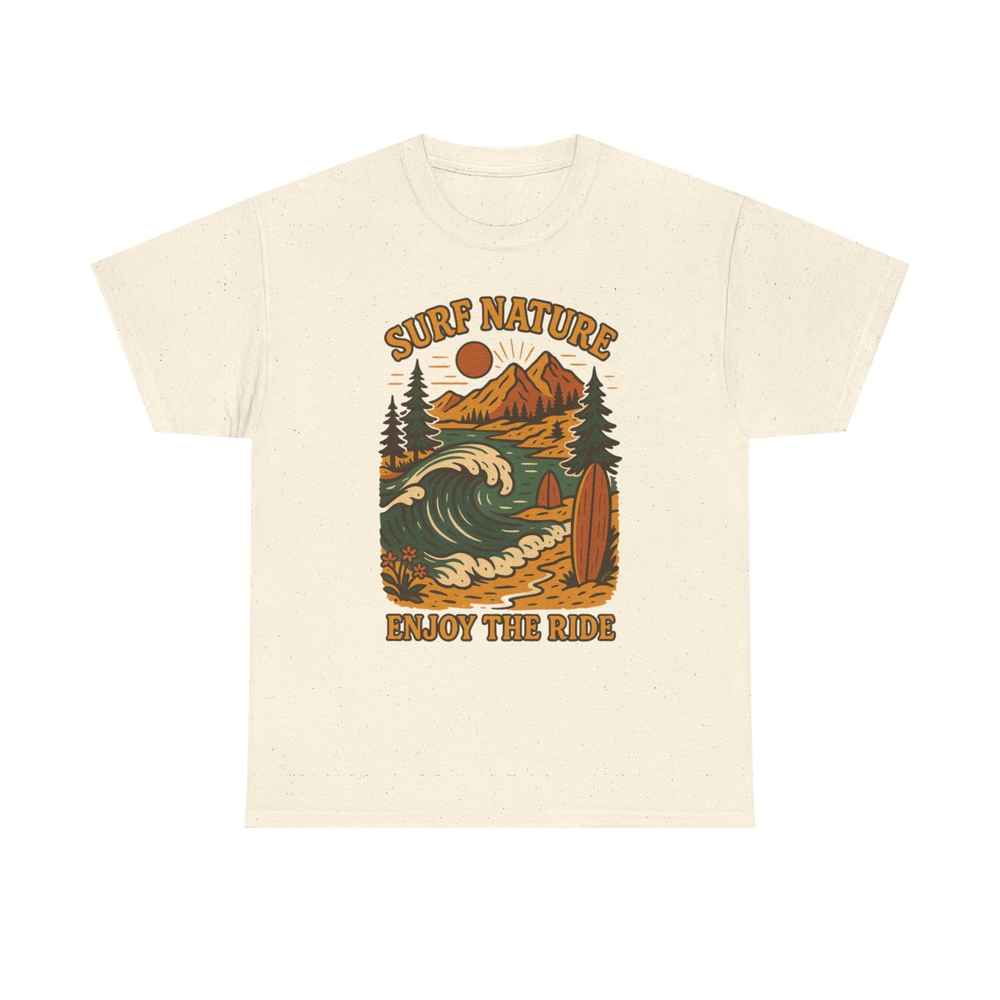 Camiseta naturaleza y surf, Disfruta del paseo, camisa estilo playa, ropa de verano, regalo de surf, camiseta para amantes de la naturaleza