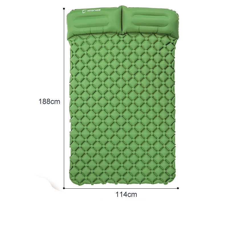 Thickened moisture-proof pad mattress, double camping mat, portable camping mattress