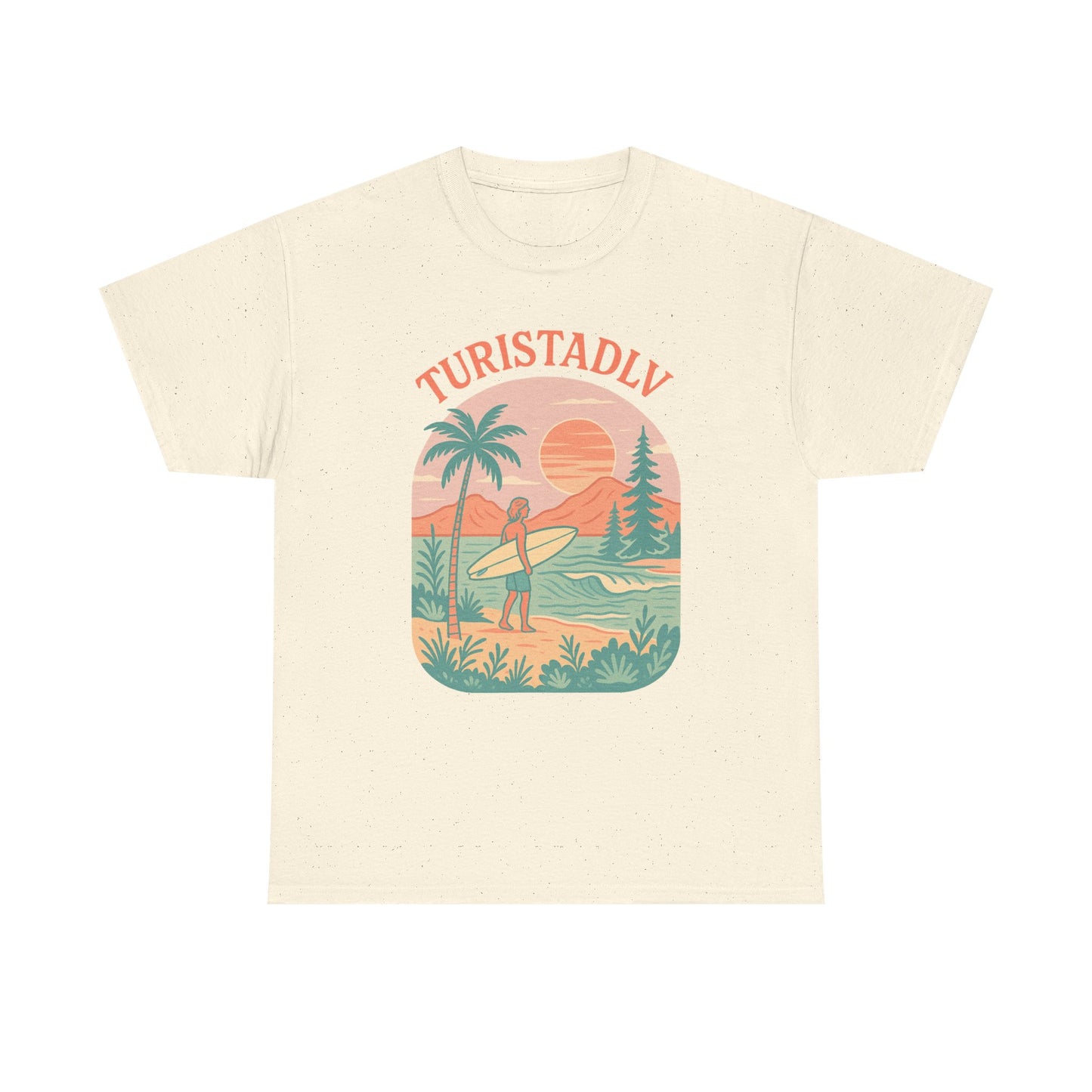 Camiseta de verano mediterráneo, camiseta de naturaleza, regalo de camping, camisa de aventura, camisa amante al aire libre,, surf, viajero