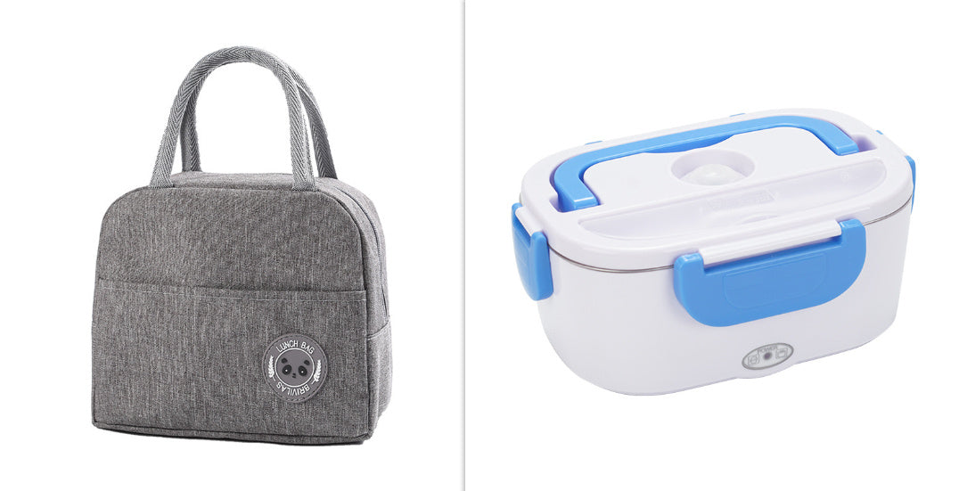 Portable electric lunch box, camper thermos, thermal lunch box, car lunch box, for home.
