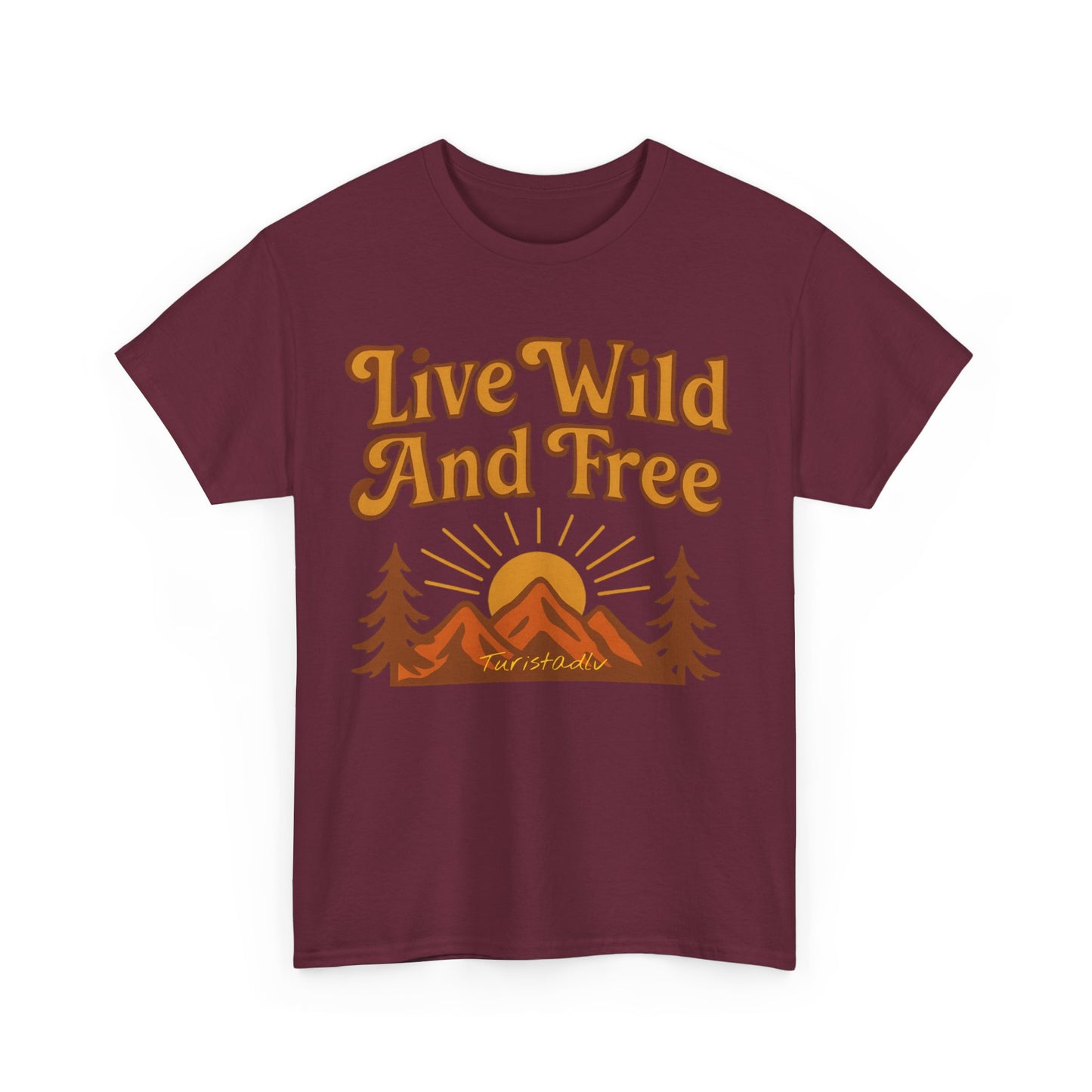 Camiseta de libre y salvaje en ambiente al aire libre, Camisa de senderismo, Camiseta de aventura, Regalo para amantes de la naturaleza.