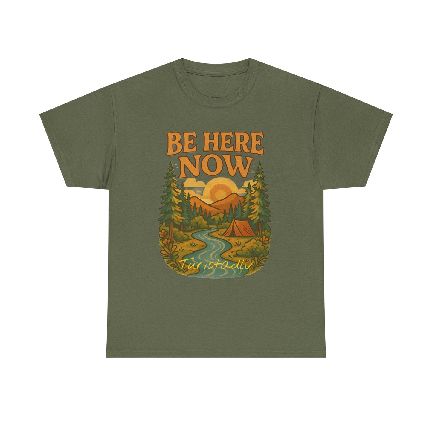 Camiseta de aquí y ahora en ambiente al aire libre, Camisa de senderismo, Camiseta de aventura, Regalo para amantes de la naturaleza.