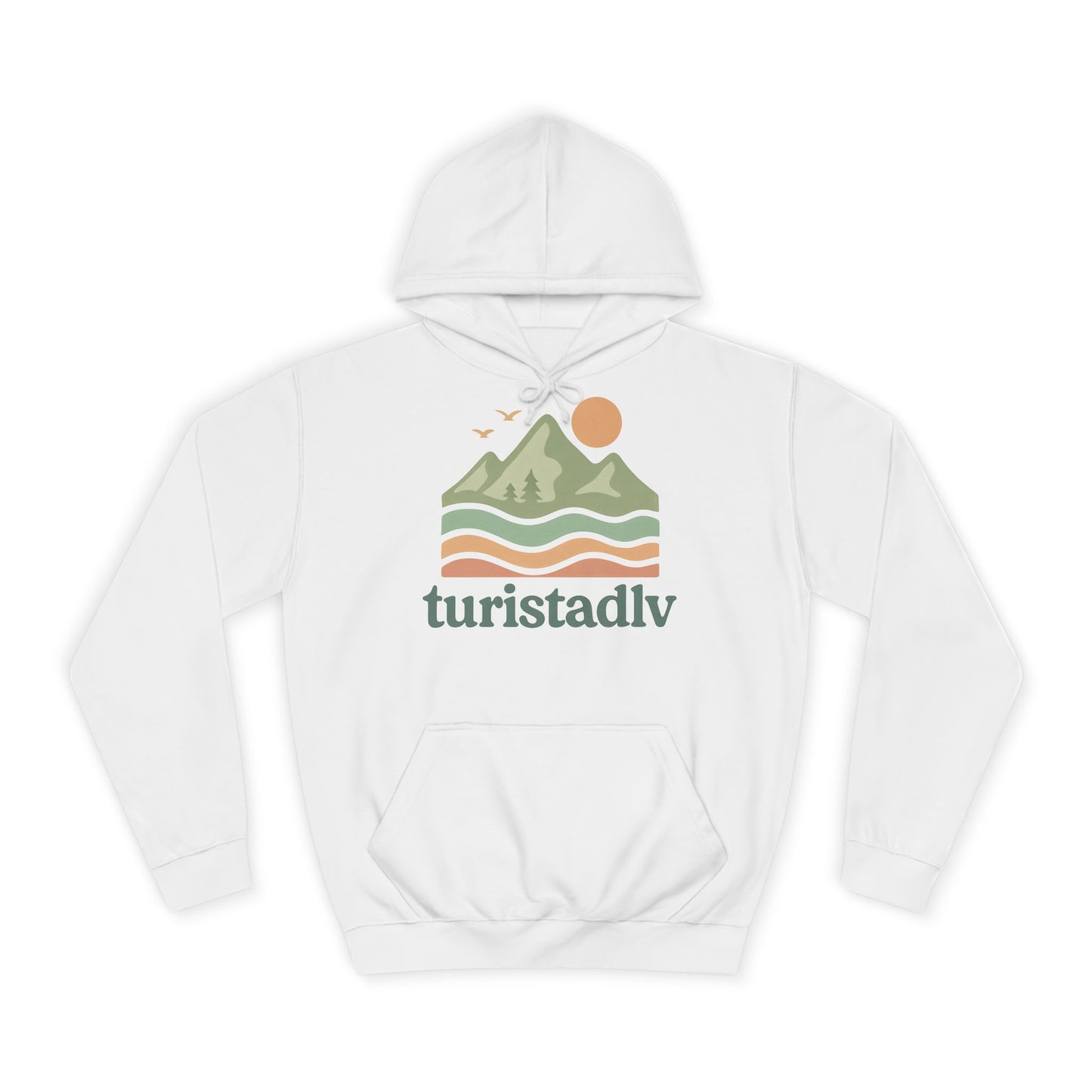 Acogedora sudadera universitaria unisex con diseño natural, aventura al aire libre, regalo de viaje, ropa casual, diseño ecológico, unisex