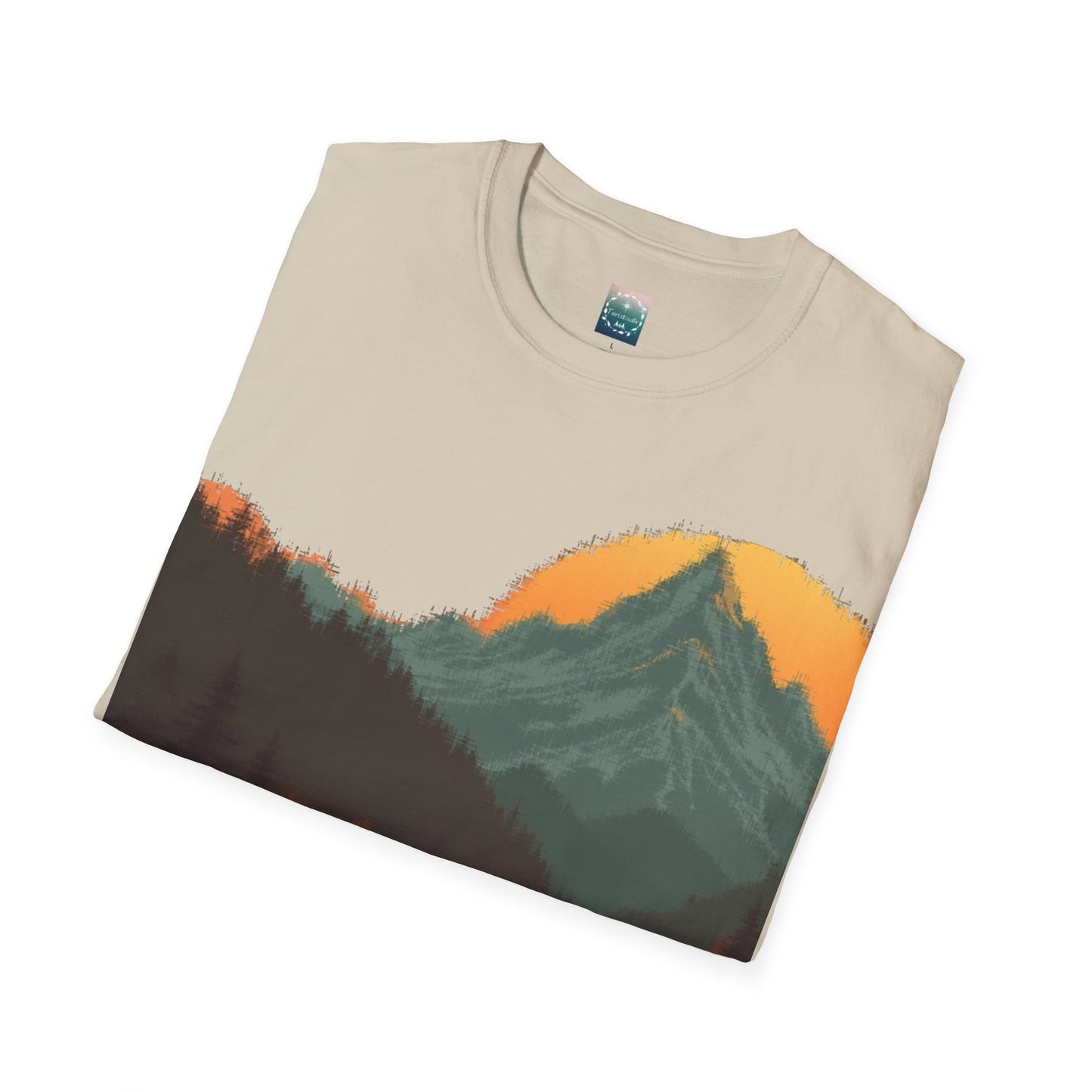 Mountain shirt, sunrise shirt, nature shirt, forest shirt, environmental gift