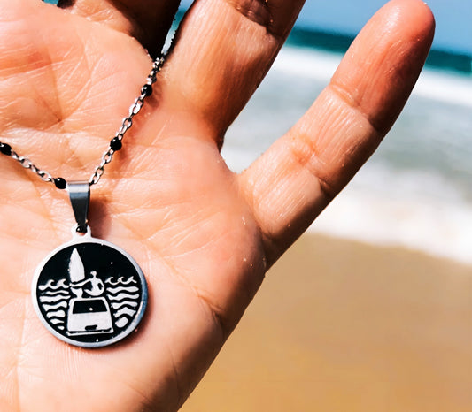 Collar camper, Camper, van, camper van lover, vw, colgante furgoneta, furg, surf, playa