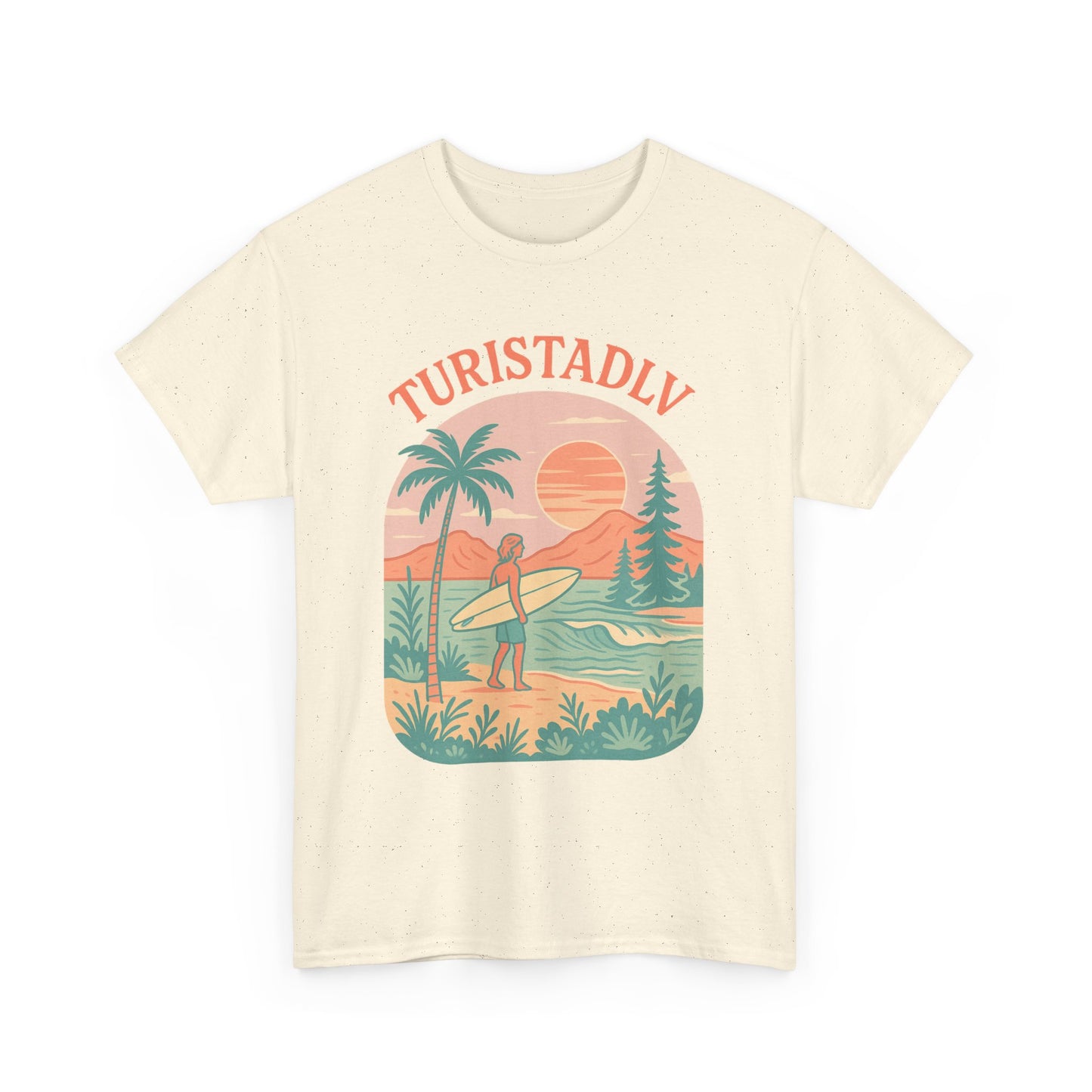 Camiseta de verano mediterráneo, camiseta de naturaleza, regalo de camping, camisa de aventura, camisa amante al aire libre,, surf, viajero