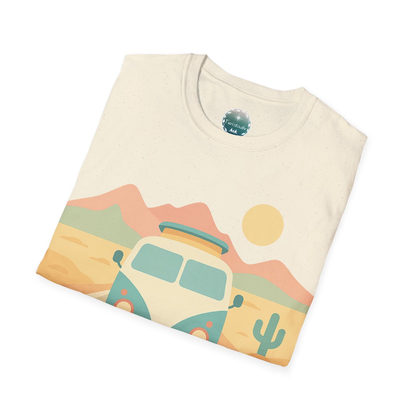 Camiseta Retro de Camper Van, viaje por el desierto, viaje en carretera, gráfico de autobús, furgoneta camper, van Life, furgo vintage