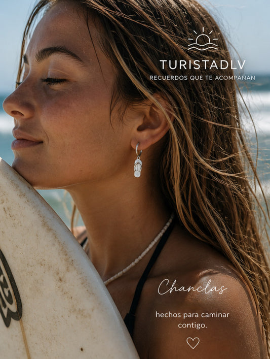 Pendientes de chancla, pendientes de verano, regalo de vacaciones, sandalia, aro, aritos, chancla, pendientes veraniegos, pendientes surferos, joyas de verano m