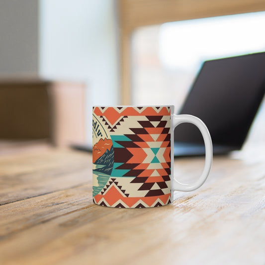 Traveler, travel mug, travel mug, travel gift, traveler mug, nomad mug, adventure mug, inspirational mug, Aztec mug