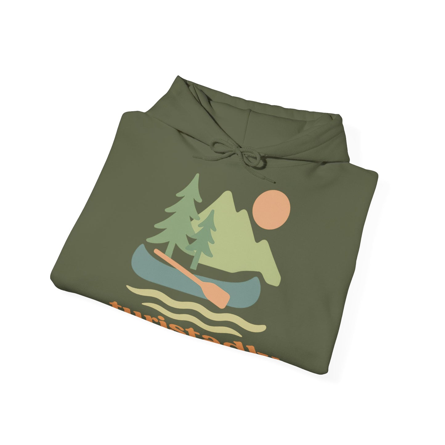 Sudadera de canoa con capucha, deportes al aire libre, kayak, piragüismo, ropa de paisaje, vida salvaje.