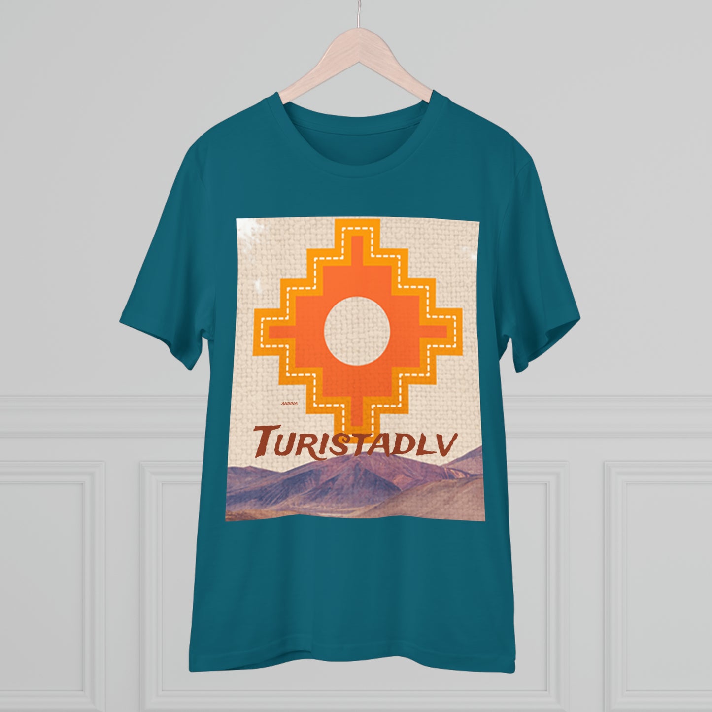 Chacana T-shirt, chacana, Andean cross T-shirt, Chakana, men's T-shirt, Chacana cross, Inca cross, women's T-shirt, traveler, Andes.