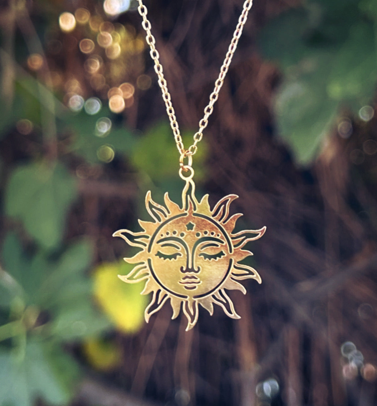 Collar de Sol Happy Sun, Colgante Veraniego de Playa