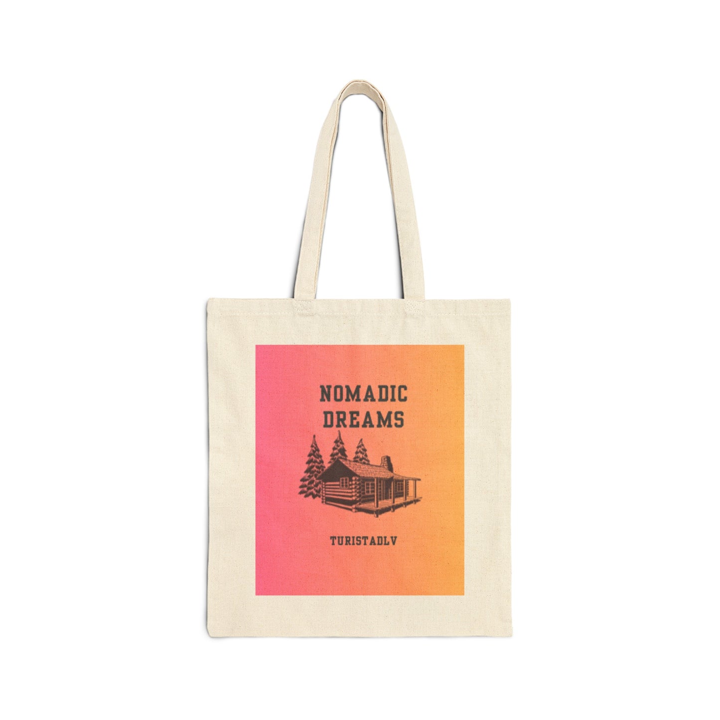 Traveler's tote bag, travel bag, inspirational bag, travel gift, excursion, nomad bag, woodland bag, new home gift.