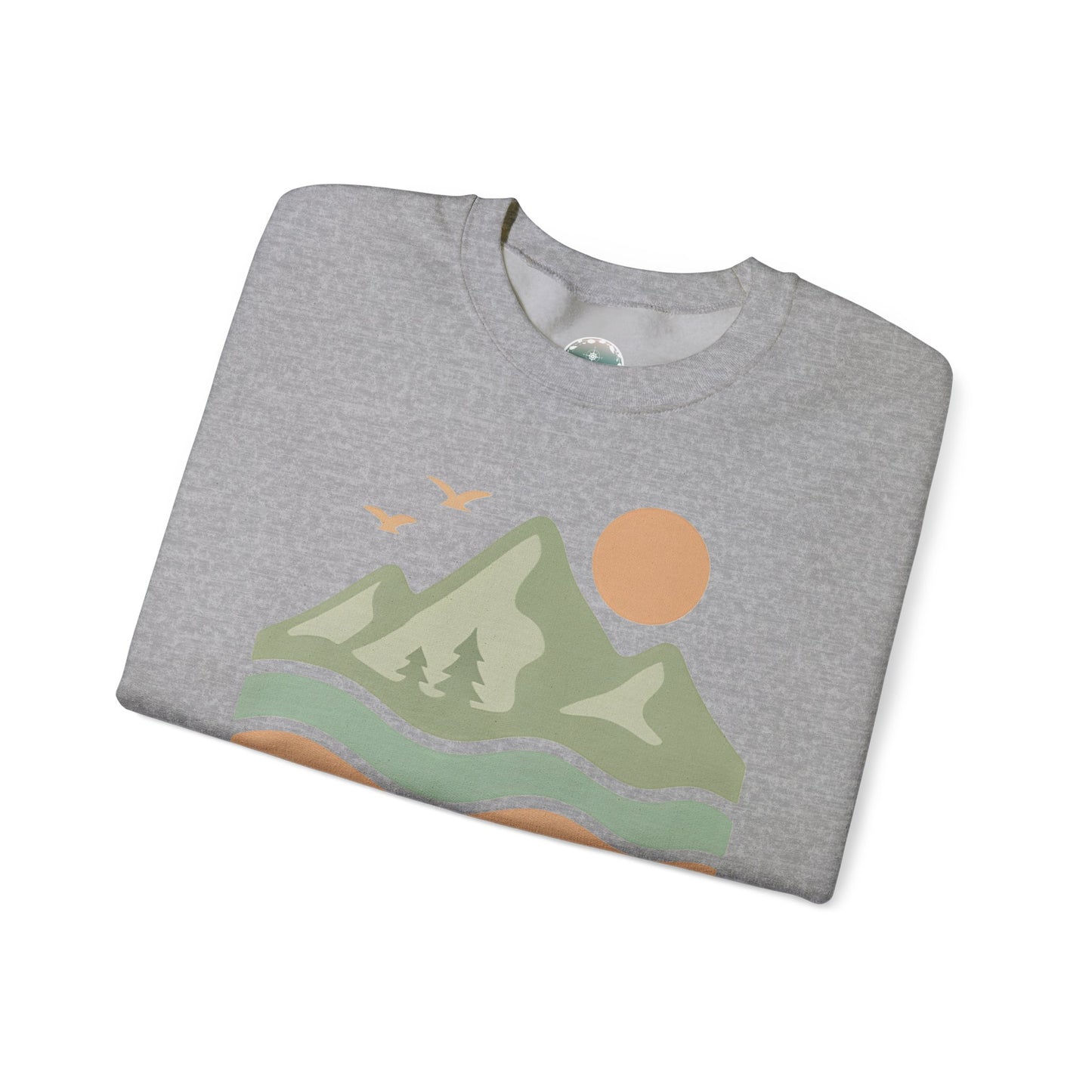 Sudadera inspirada en la naturaleza, sudadera unisex acogedora, ropa de la cordillera, regalo de viaje casual, equipo aventura al aire libre