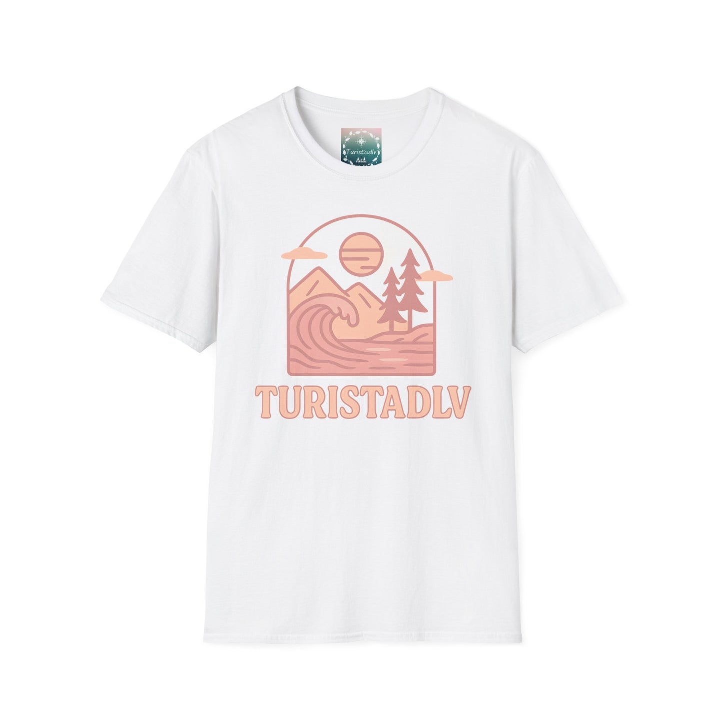 Camiseta unisex Sunset Waves, camiseta casual, ropa de playa, camisa de verano, regalo de viaje, ropa de aventura al aire libre