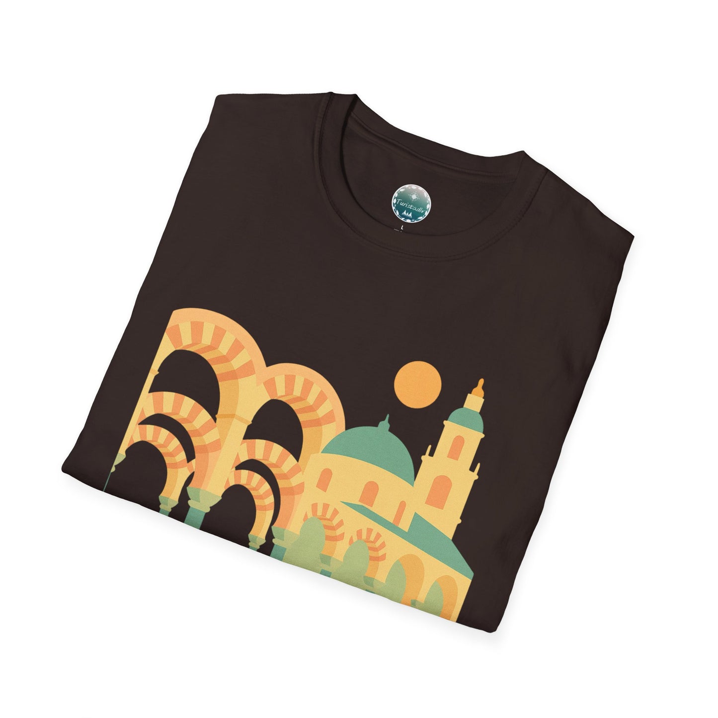 Camiseta de mezquita de Córdoba, camiseta de viaje, ciudad, camisa para amantes de la naturaleza, ropa de vacaciones, camiseta de turista
