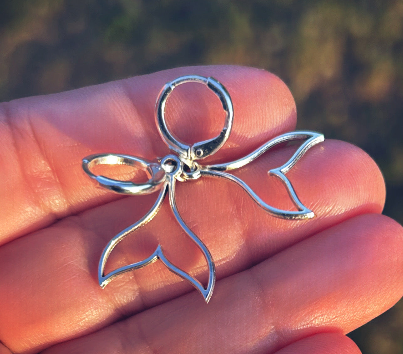 Oceanic Earrings, Mermaid Tail Earrings, Steel Earrings, Handmade Jewelry, Designer Earrings, Fashion Accessories"