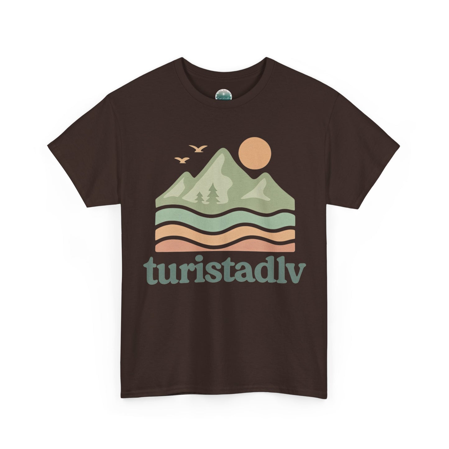 Camiseta de paisaje, Camiseta de verano, regalo perfecto para los amantes del océano, ropa de vacaciones, camiseta de olas, sol y montaña