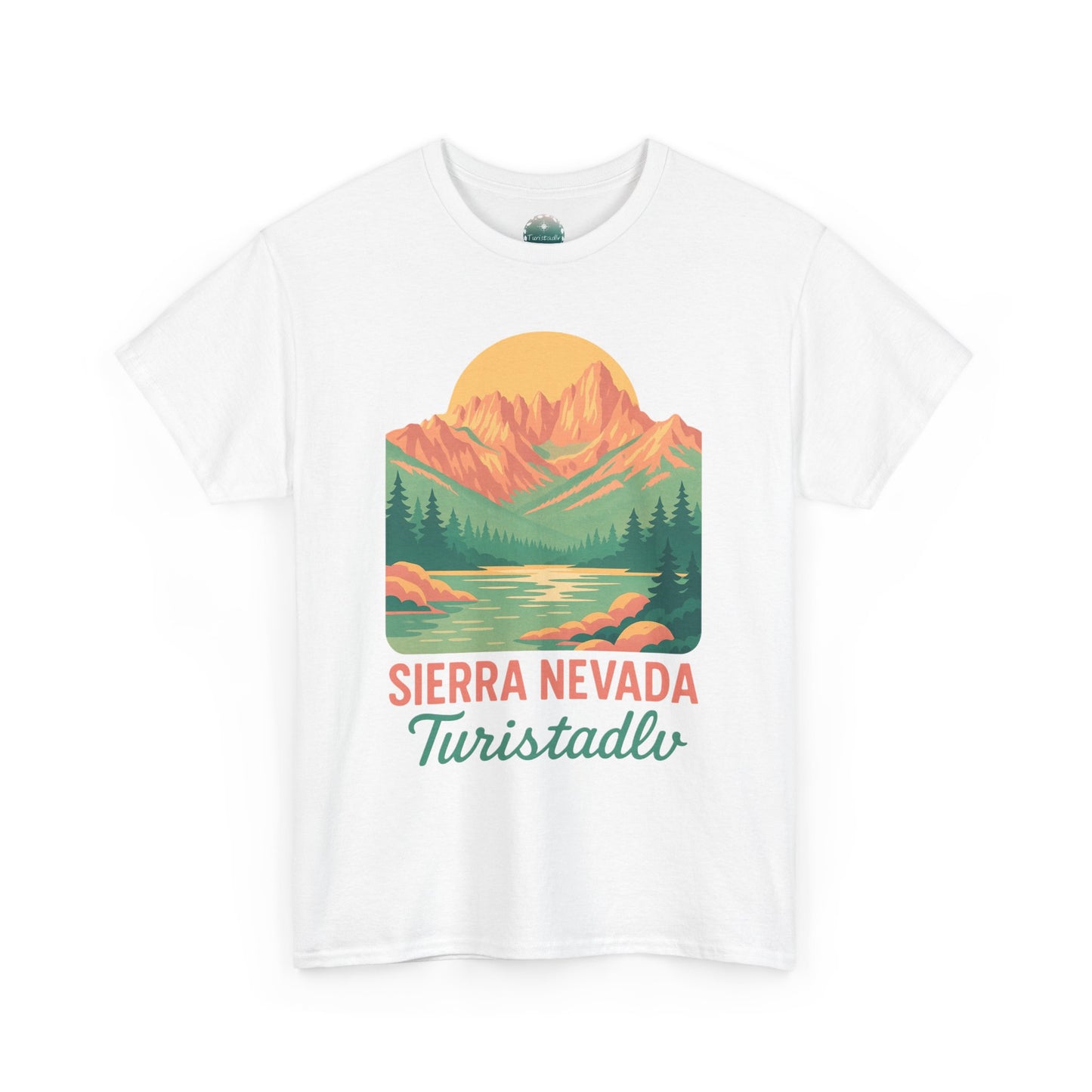 Camiseta gráfica de Sierra Nevada, regalo para amantes de la naturaleza, camisa de aventura al aire libre, ropa de montaña, ropa de viaje
