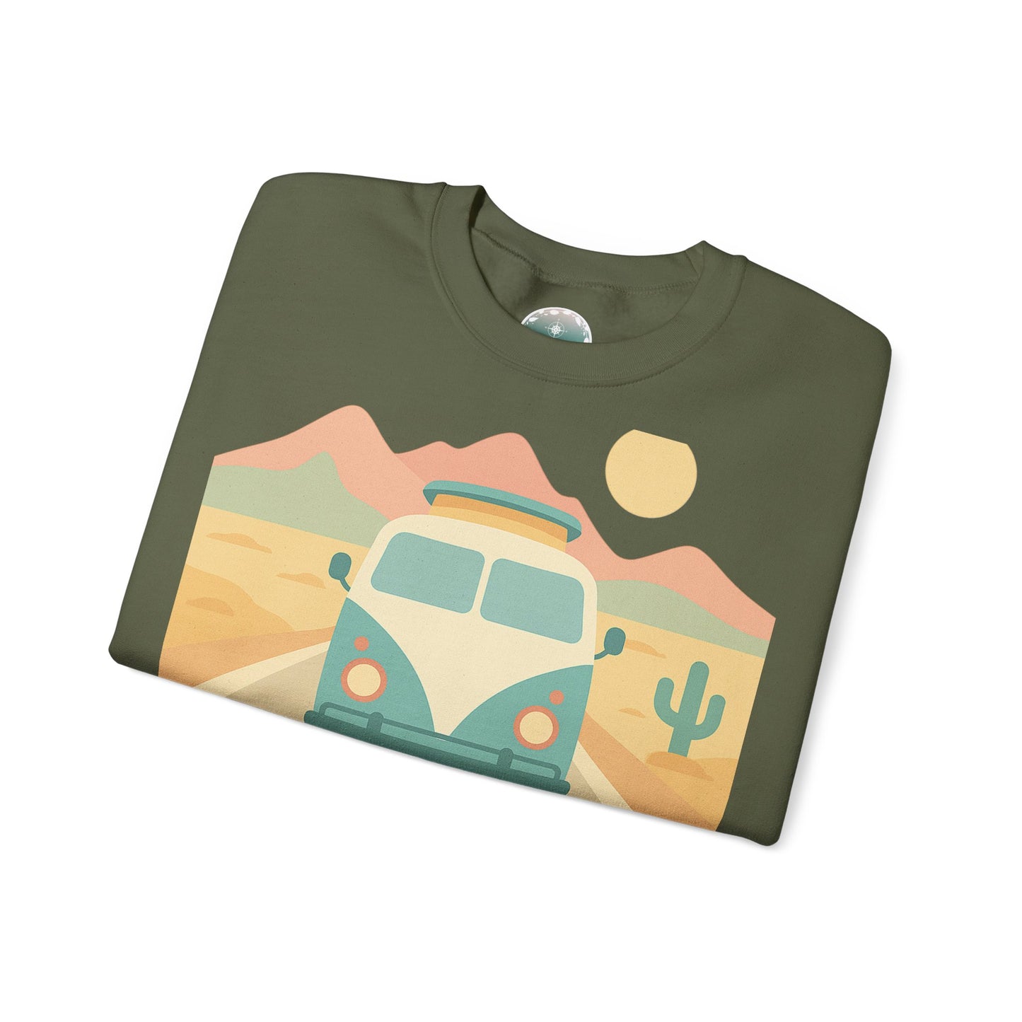Sudadera de Camper Van Life, suéter de viajero de viaje por carretera, Regalo entusiastas de los viajes, ropa de exterior, ropa de aventura