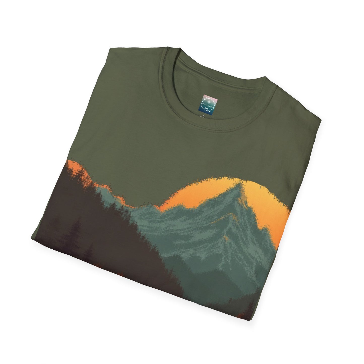 Mountain shirt, sunrise shirt, nature shirt, forest shirt, environmental gift