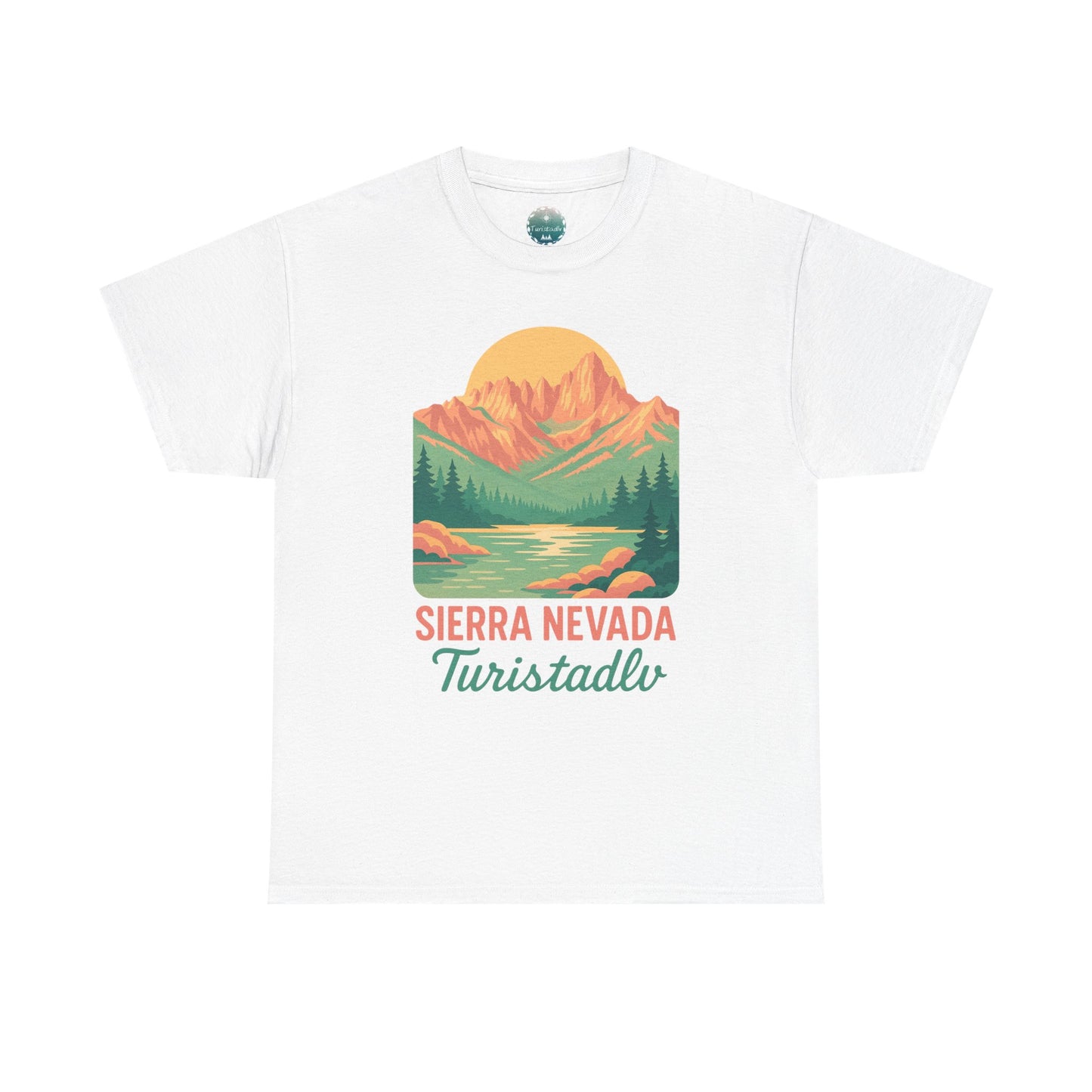Camiseta gráfica de Sierra Nevada, regalo para amantes de la naturaleza, camisa de aventura al aire libre, ropa de montaña, ropa de viaje