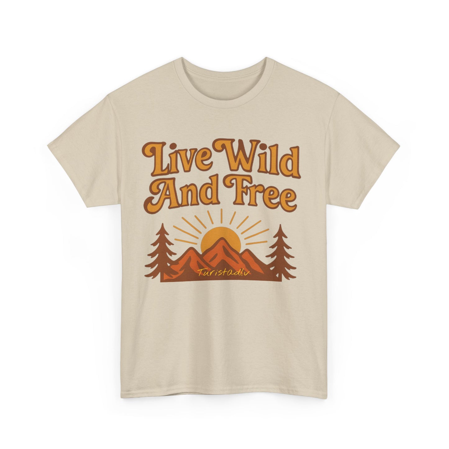 Camiseta de libre y salvaje en ambiente al aire libre, Camisa de senderismo, Camiseta de aventura, Regalo para amantes de la naturaleza.