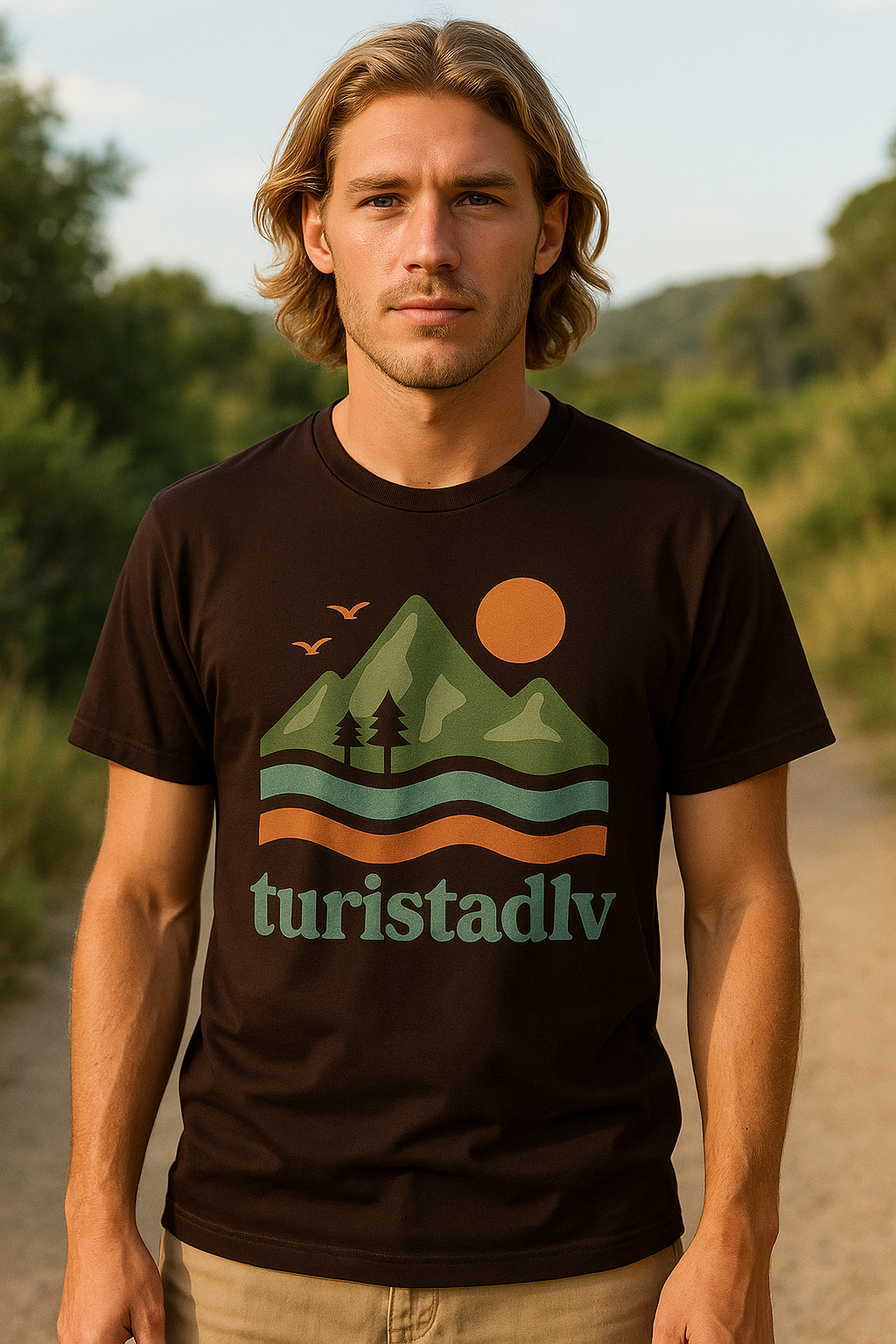 Camiseta de paisaje, Camiseta de verano, regalo perfecto para los amantes del océano, ropa de vacaciones, camiseta de olas, sol y montaña