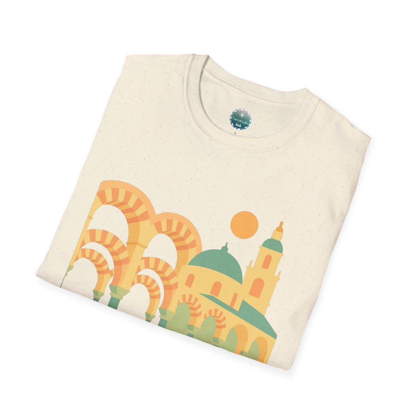 Camiseta de mezquita de Córdoba, camiseta de viaje, ciudad, camisa para amantes de la naturaleza, ropa de vacaciones, camiseta de turista