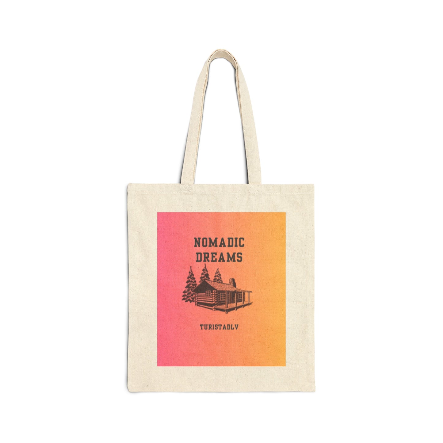 Traveler's tote bag, travel bag, inspirational bag, travel gift, excursion, nomad bag, woodland bag, new home gift.