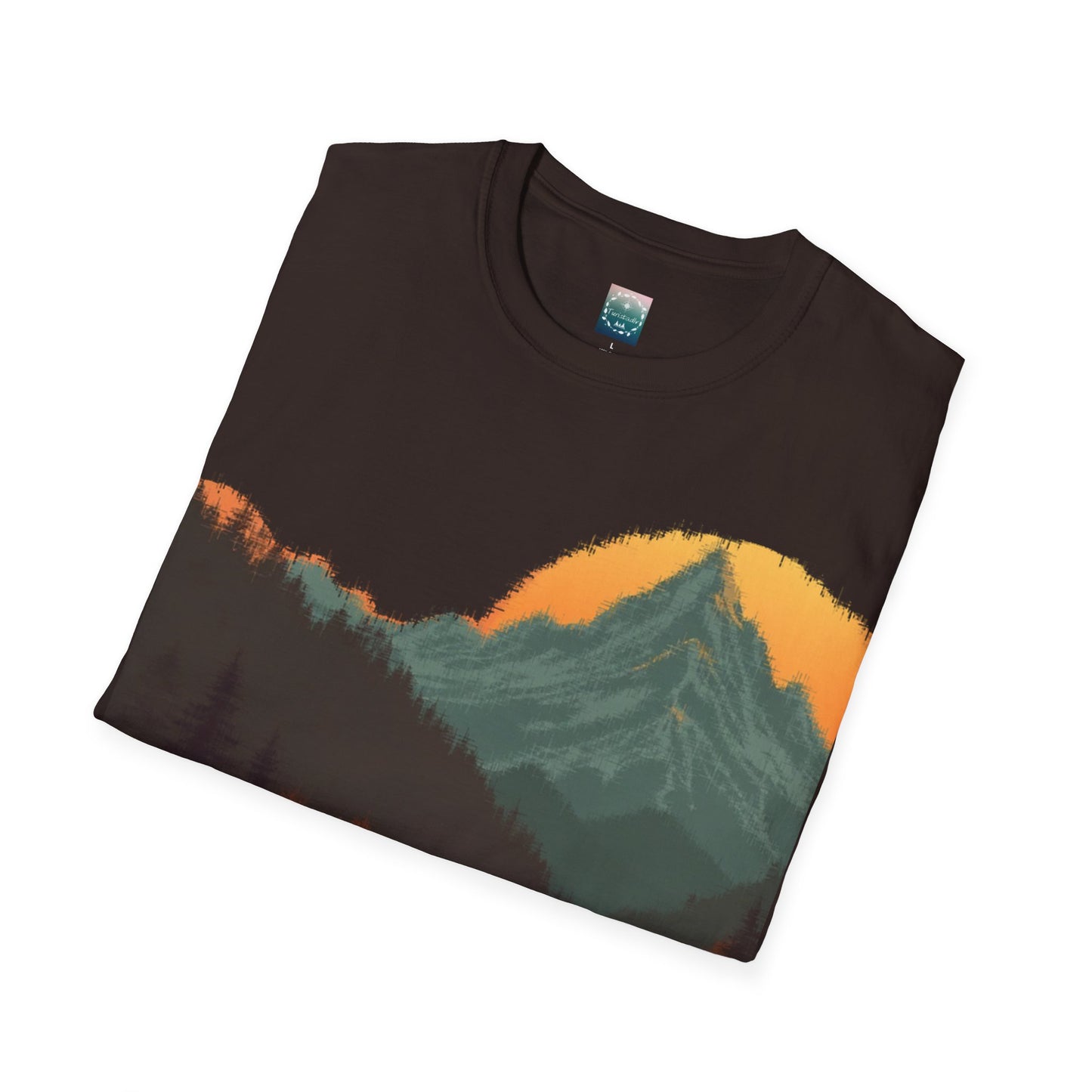 Mountain shirt, sunrise shirt, nature shirt, forest shirt, environmental gift
