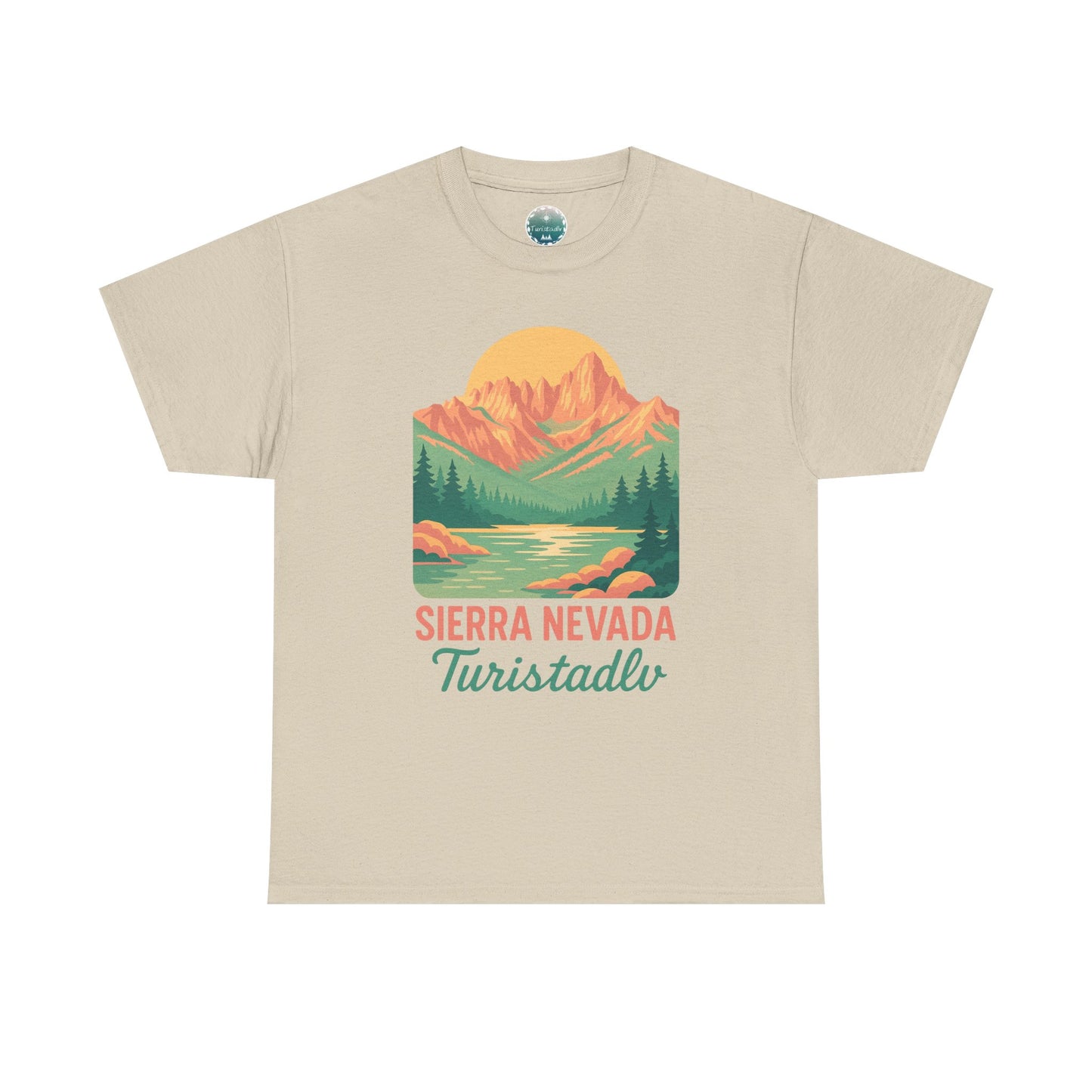 Camiseta gráfica de Sierra Nevada, regalo para amantes de la naturaleza, camisa de aventura al aire libre, ropa de montaña, ropa de viaje