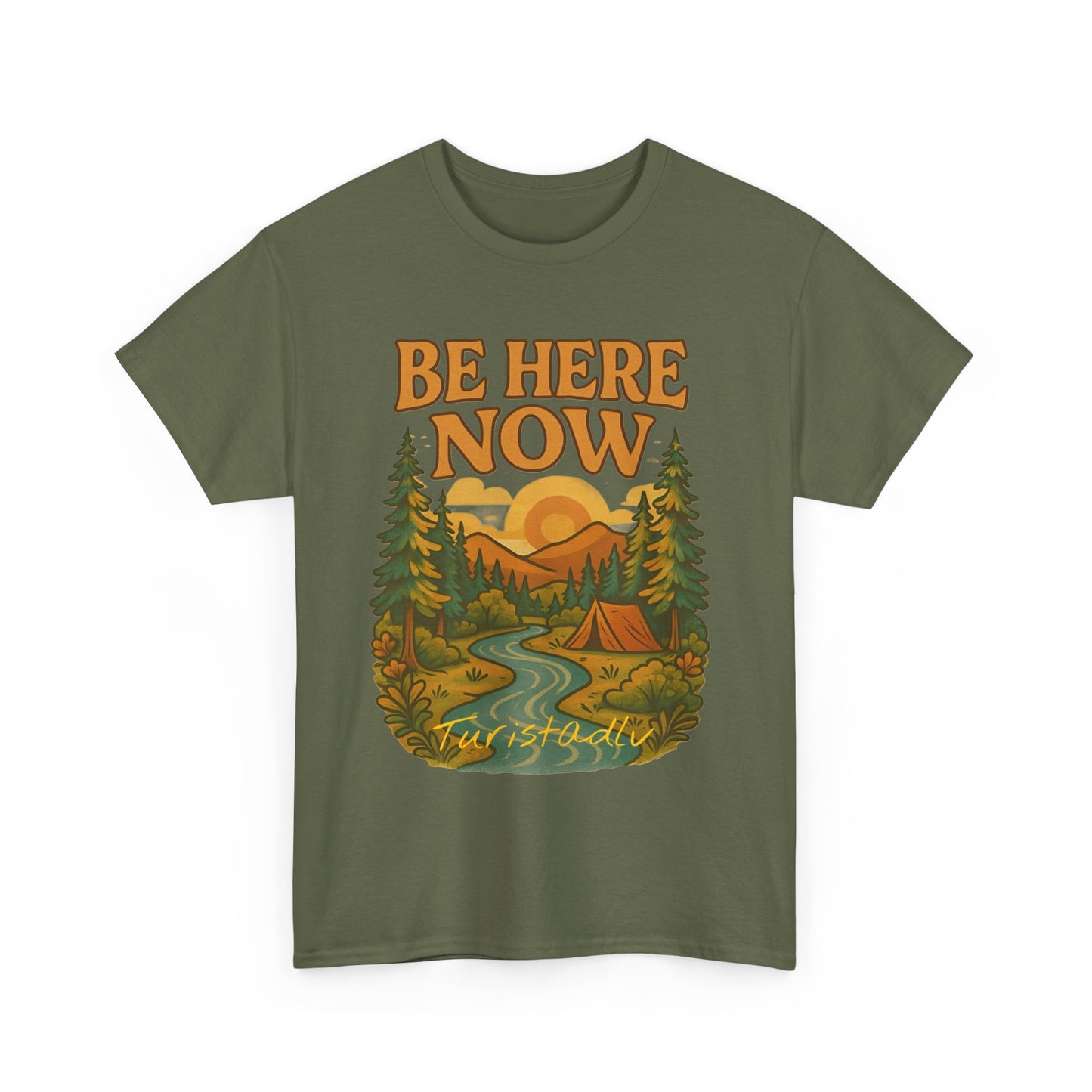 Camiseta de aquí y ahora en ambiente al aire libre, Camisa de senderismo, Camiseta de aventura, Regalo para amantes de la naturaleza.
