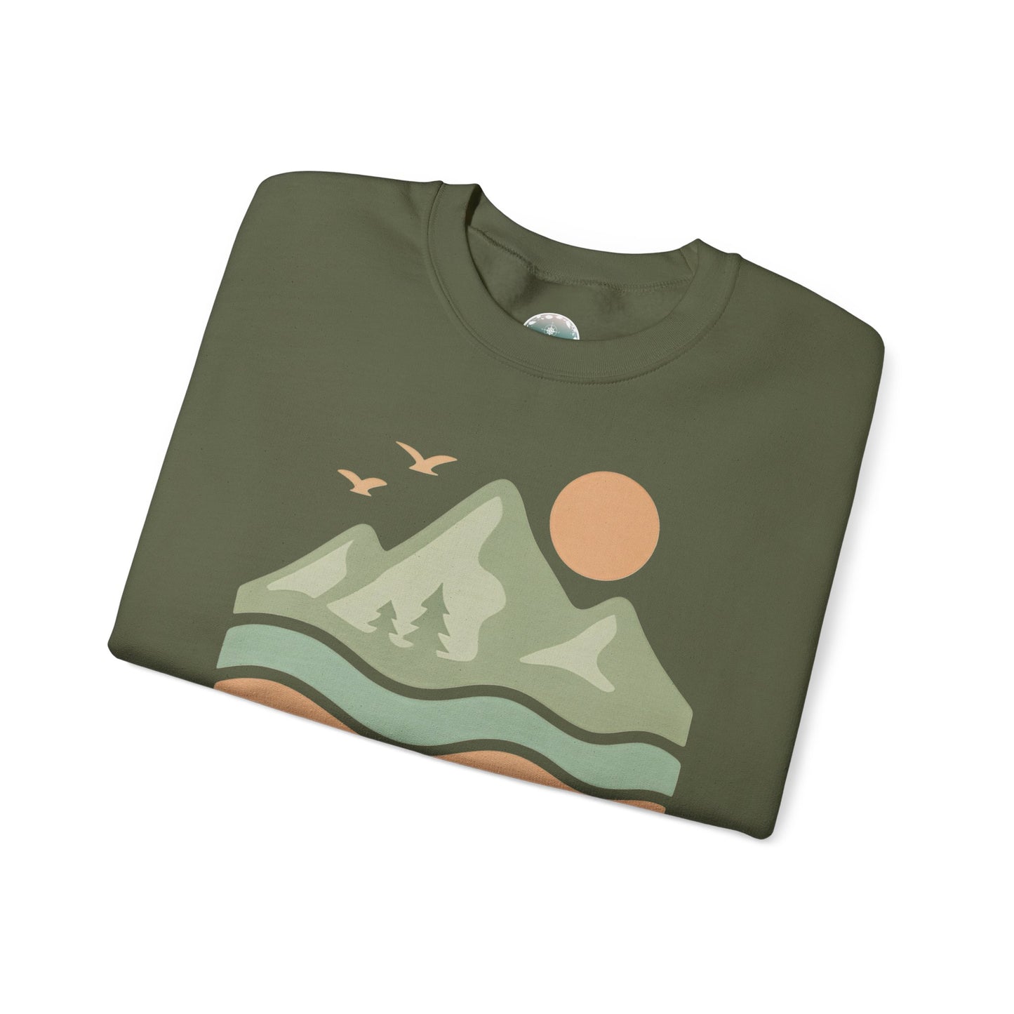 Sudadera inspirada en la naturaleza, sudadera unisex acogedora, ropa de la cordillera, regalo de viaje casual, equipo aventura al aire libre