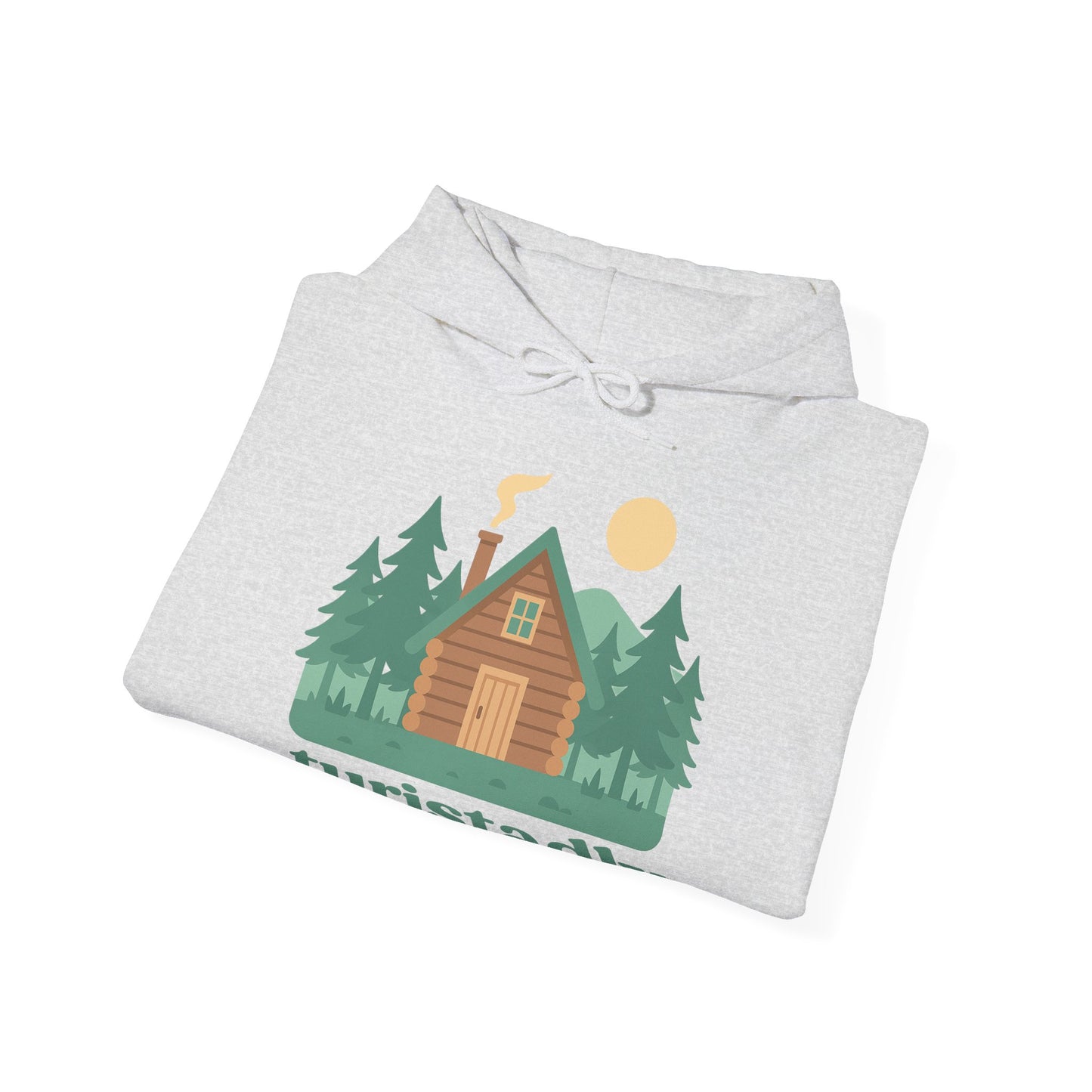 Sudadera con capucha Cabaña en el bosque, sudadera gráfica de Cabaña del bosque, regalo de naturaleza, ropa de exteriores