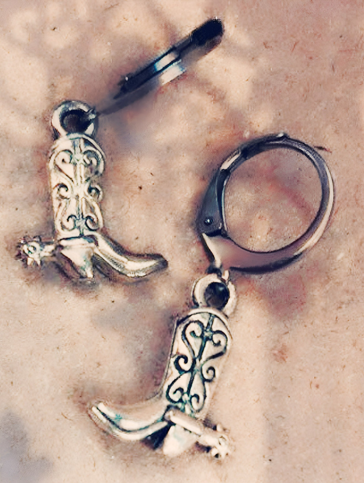 Earrings, Hoops, WESTERN BOOTS, boot earrings, cowboy, American style, cowboy boot earrings, boots, cowboy boot, western.