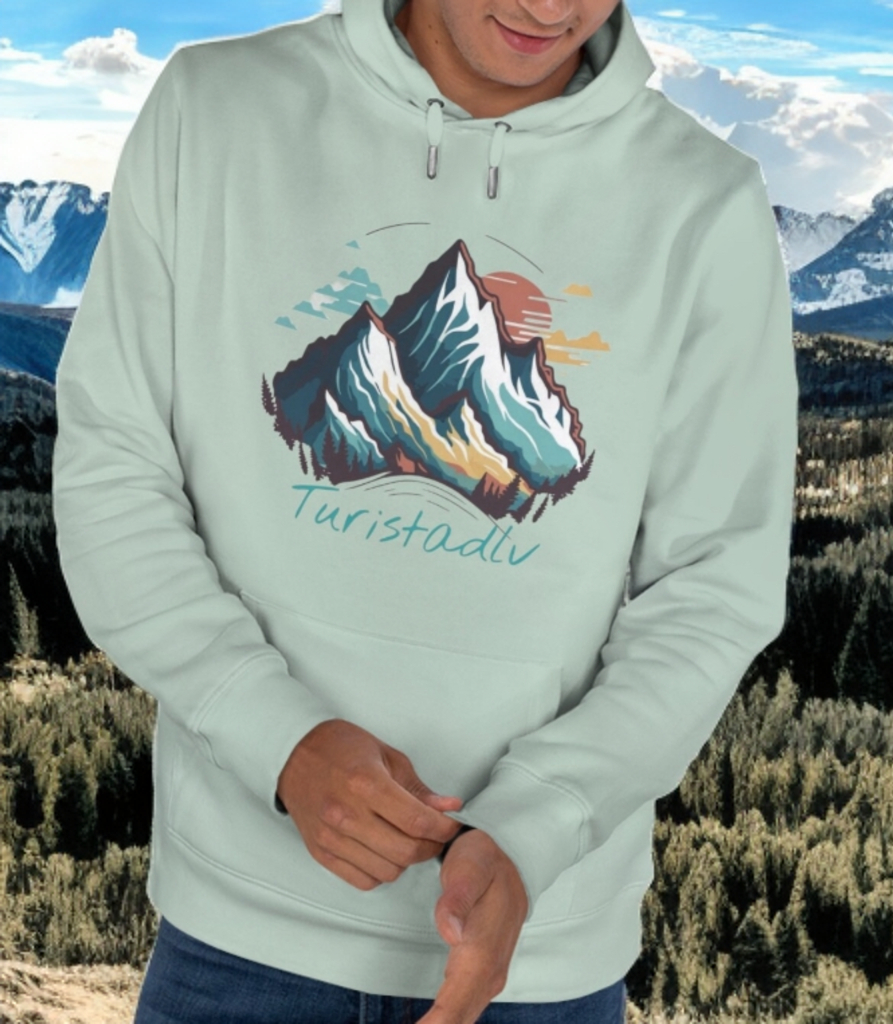 Mountain sweatshirt, traveler sweatshirt, men's sweatshirt, women's sweatshirt, pullover