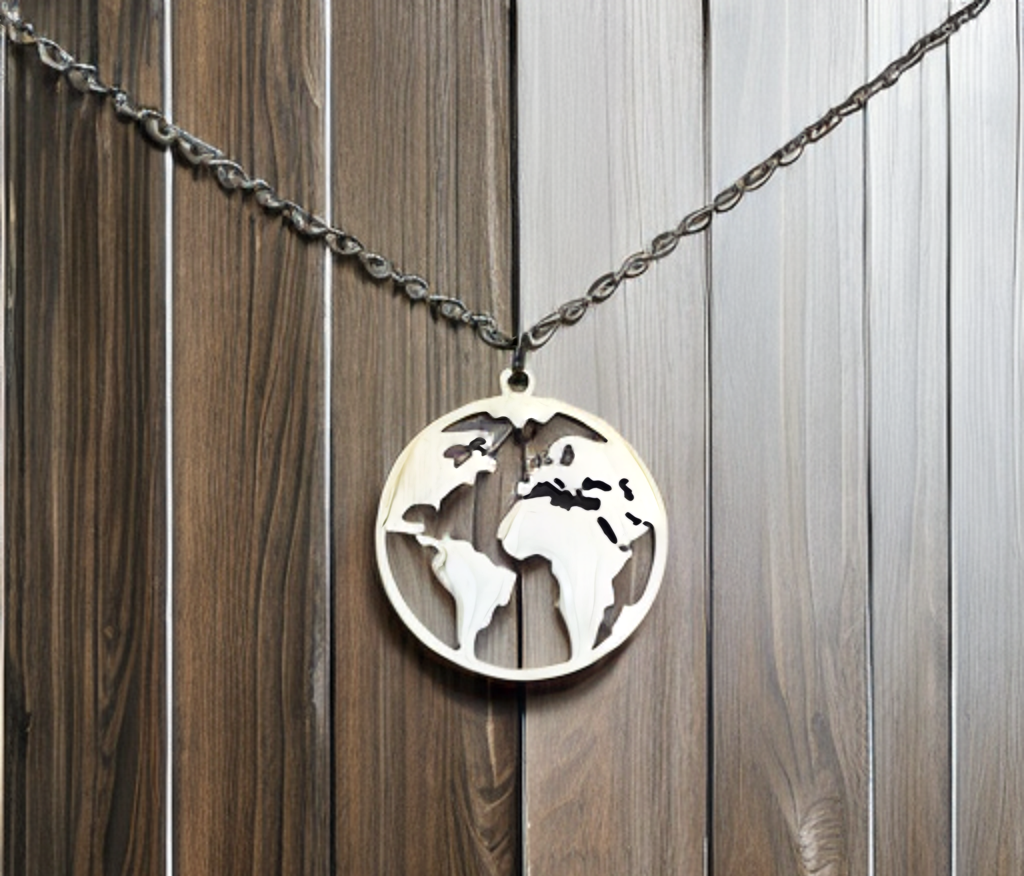 World pendant, WORLD necklace, Traveler necklace, Traveler gift, World map, Globe, Travel gift, Nomad, Travel jewelry
